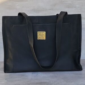 GIVENCHY PARFUM BLACK LARGE NYLON TOTE BAG